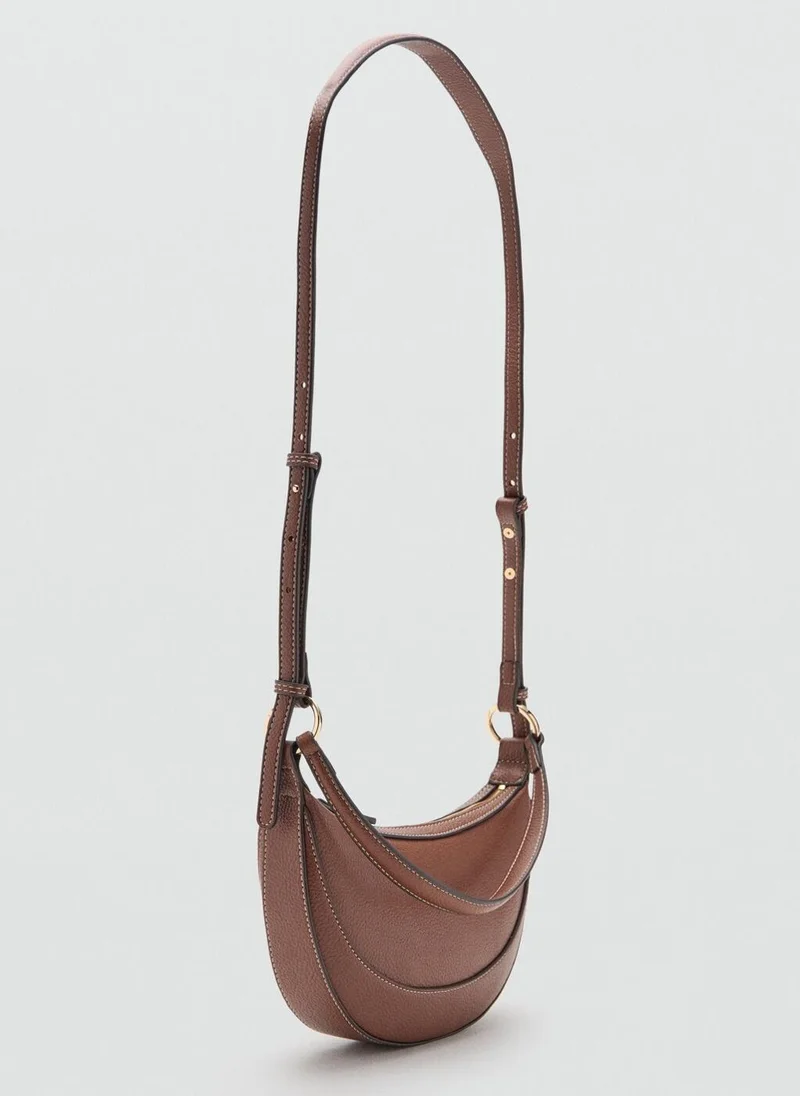 MANGO Oval shoulder bag